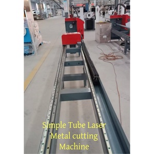 1500watt Mini Fiber Laser Tube Cutting Machine Compact Design for Steel Aluminum Thin Metal Pipe Cutter 6 Meter