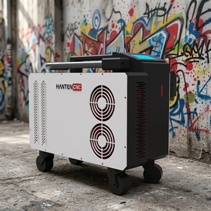 Laser Graffiti Removal Machine Portable Pulse Cleaning Equipment