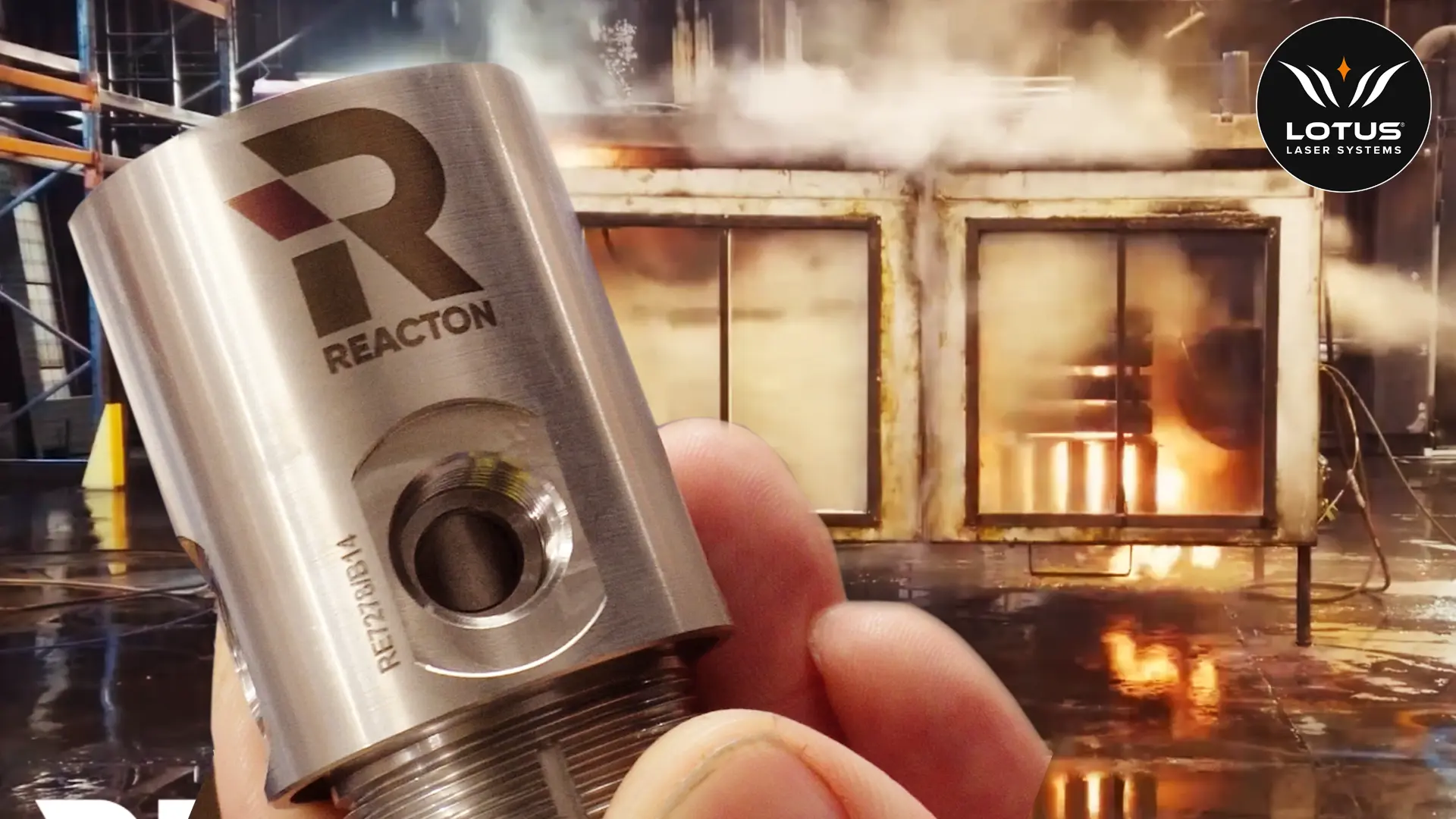 Reacton Fire suppression system MOPA fiber laser marking